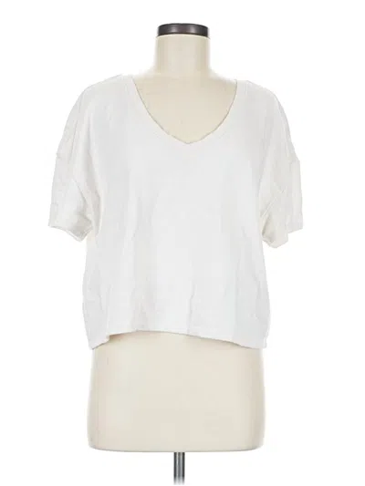 Pre-owned Z Supply Short Sleeve T-shirt In Ivory