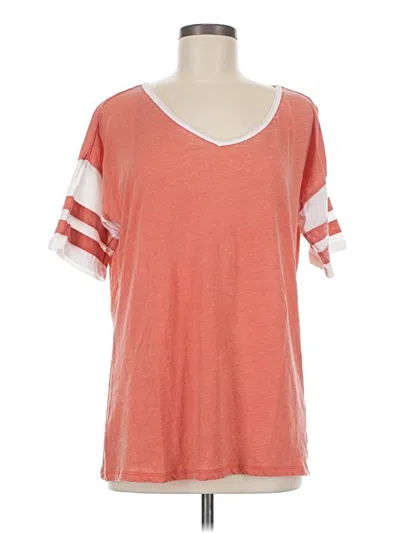 Pre-owned Z Supply Short Sleeve T-shirt In Orange