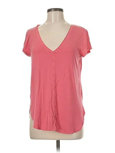 Pre-owned Z Supply Short Sleeve T-shirt In Pink