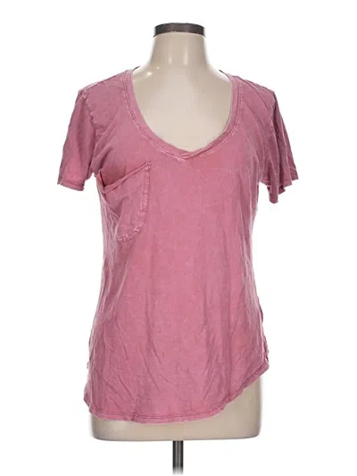 Pre-owned Z Supply Short Sleeve T-shirt In Pink
