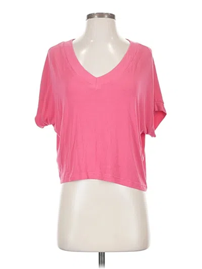 Pre-owned Z Supply Short Sleeve T-shirt In Pink