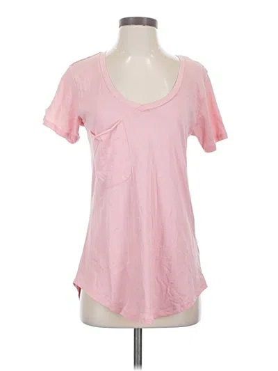 Pre-owned Z Supply Short Sleeve T-shirt In Pink