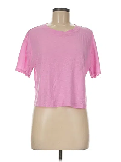 Pre-owned Z Supply Short Sleeve T-shirt In Pink