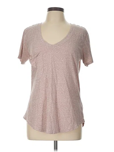 Pre-owned Z Supply Short Sleeve T-shirt In Pink