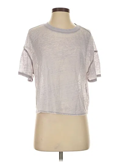 Pre-owned Z Supply Short Sleeve T-shirt In Silver