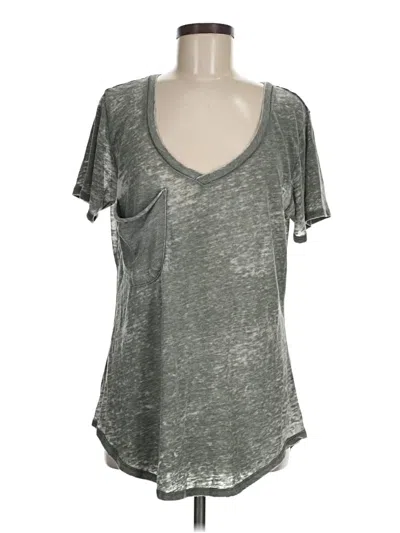 Pre-owned Z Supply Short Sleeve T-shirt In Silver