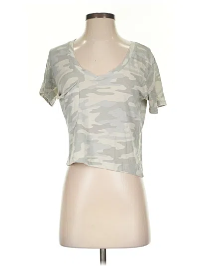 Pre-owned Z Supply Short Sleeve T-shirt In Silver