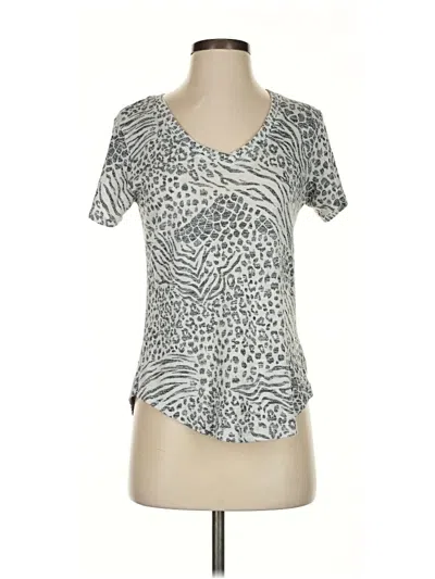 Pre-owned Z Supply Short Sleeve T-shirt In Silver