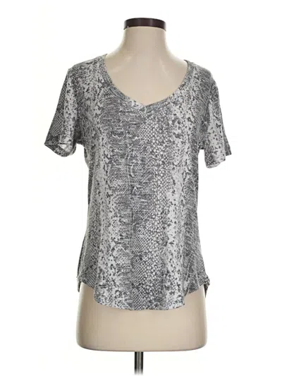 Pre-owned Z Supply Short Sleeve T-shirt In Silver