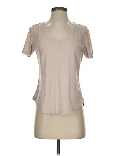 Pre-owned Z Supply Short Sleeve T-shirt In Tan