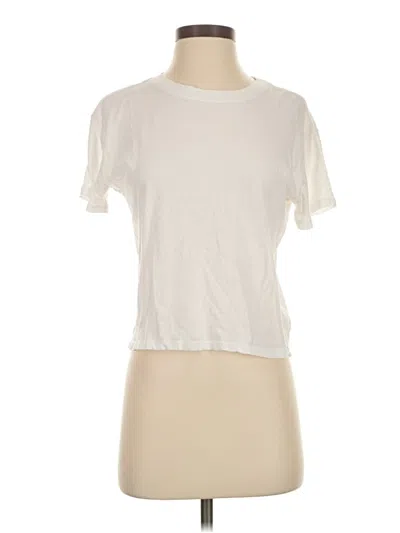 Pre-owned Z Supply Short Sleeve T-shirt In White