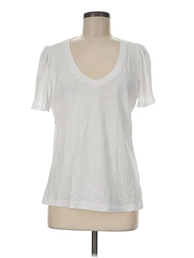 Pre-owned Z Supply Short Sleeve T-shirt In White