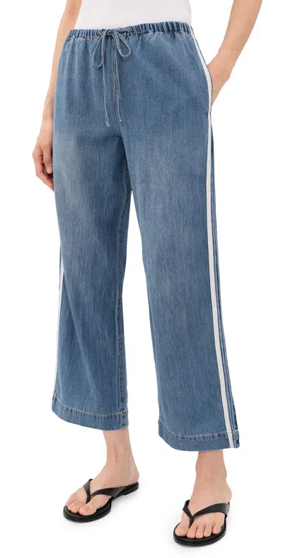Z Supply Sidelines Denim Pants Dreamstate In Blue