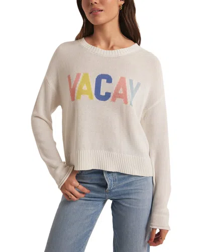 Z Supply Sienna Vacay Sweater In White