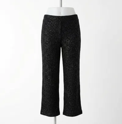 Z Supply Skylar Sequin Pant In Black