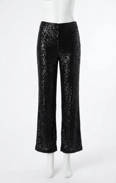 Z Supply Skylar Sequin Pant In Black