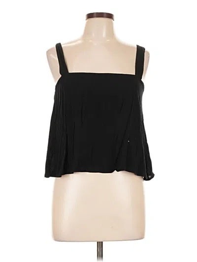 Pre-owned Z Supply Sleeveless Blouse In Black
