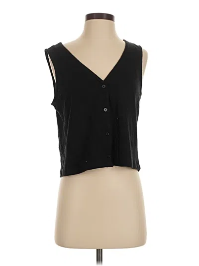 Pre-owned Z Supply Sleeveless Blouse In Black