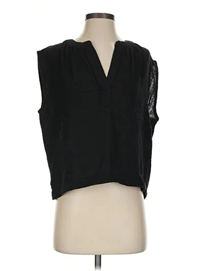 Pre-owned Z Supply Sleeveless Blouse In Black