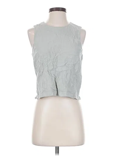 Pre-owned Z Supply Sleeveless Blouse In Gray