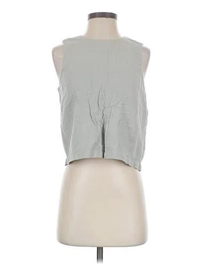 Pre-owned Z Supply Sleeveless Blouse In Gray