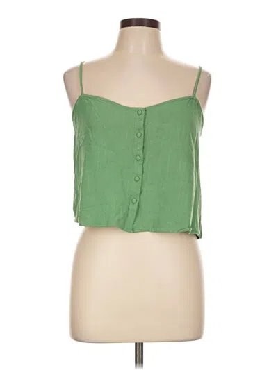 Pre-owned Z Supply Sleeveless Blouse In Green