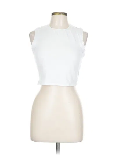 Pre-owned Z Supply Sleeveless T-shirt In White
