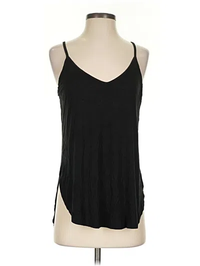 Pre-owned Z Supply Sleeveless Top Black Halter Neckline Tops