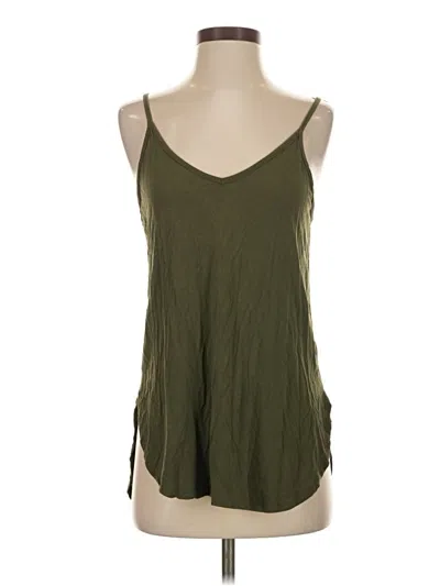 Pre-owned Z Supply Sleeveless Top Green Scoop Neck Tops