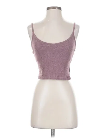 Pre-owned Z Supply Sleeveless Top Purple Sweetheart Neckline Tops