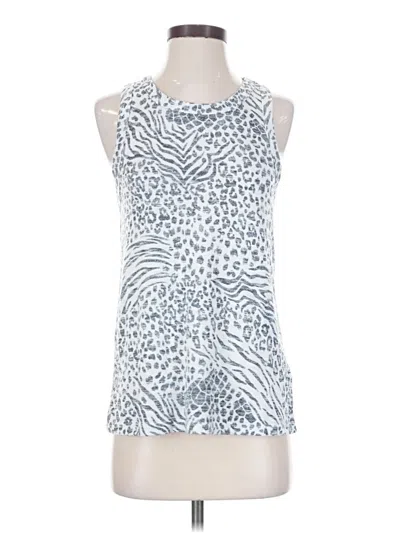Pre-owned Z Supply Sleeveless Top Silver Halter Neckline Tops