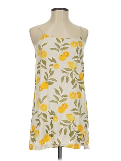 Pre-owned Z Supply Sleeveless Top Yellow Halter Neckline Tops