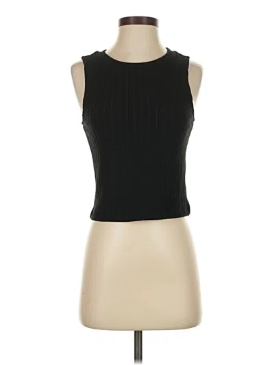 Pre-owned Z Supply Sleeveless T-shirt In Black