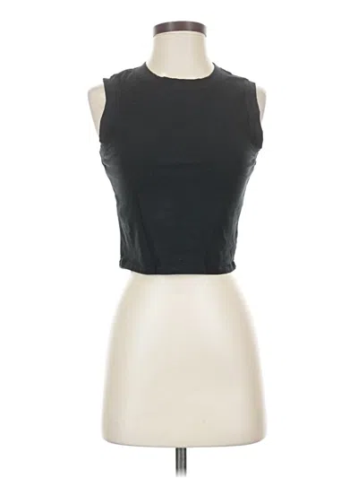Pre-owned Z Supply Sleeveless T-shirt In Black
