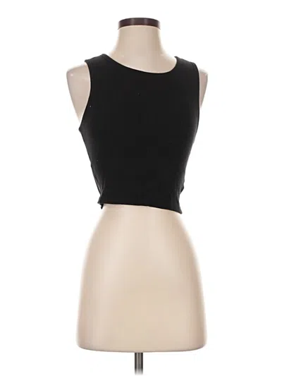 Pre-owned Z Supply Sleeveless T-shirt In Black