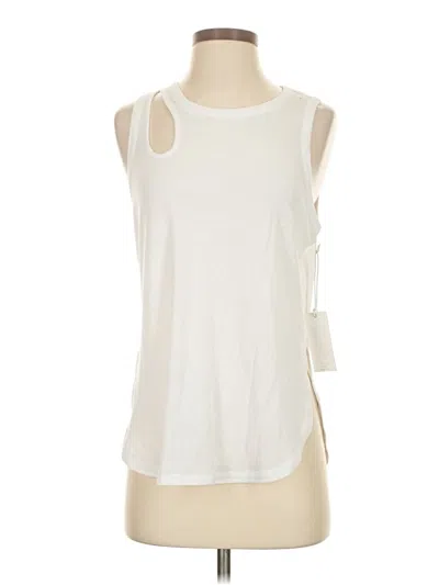 Pre-owned Z Supply Sleeveless T-shirt In Ivory