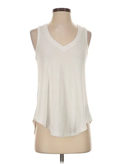 Pre-owned Z Supply Sleeveless T-shirt In Ivory