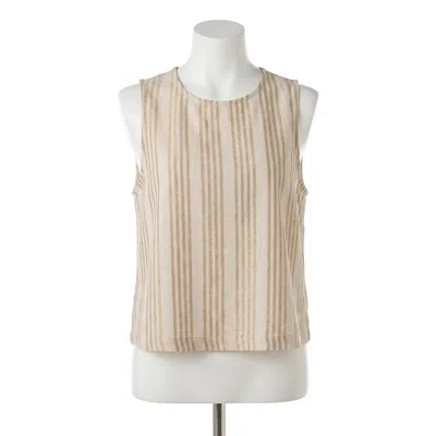 Z Supply Sloane Knit Striped Tank Top In Cloud In Neutral