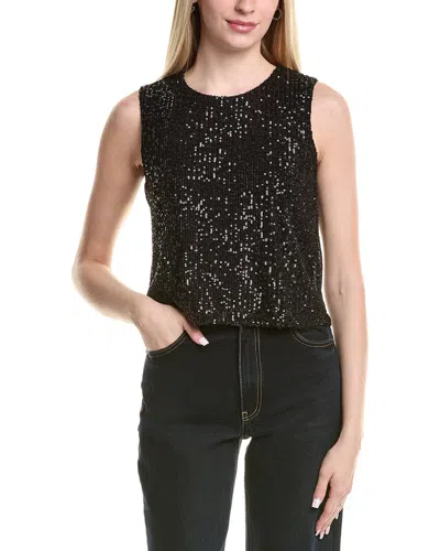 Z Supply Sloane Sequin Top In Black