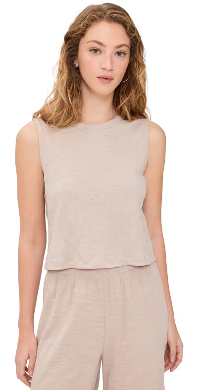 Z Supply Sun Seeker Tank Parchment In Neutral