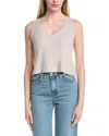 Z Supply Sloane V-neck Rib Tank In Gray