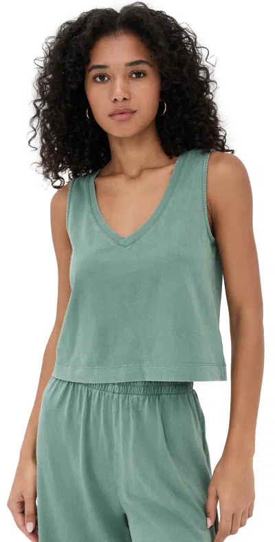 Z Supply Sloane V Neck Tank Hunter Green