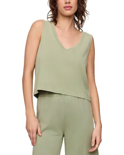 Z Supply Sloane V-neck Top In Green