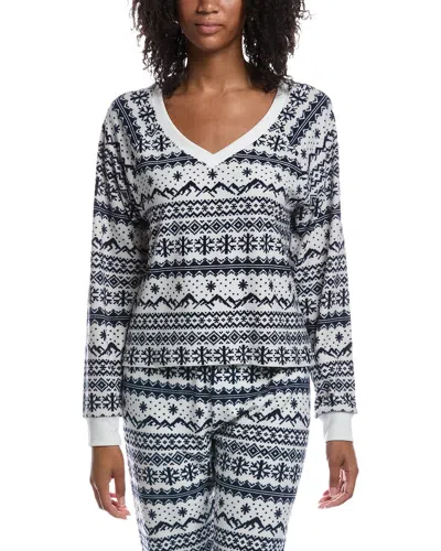Z Supply Slopes Fairisle Top In Multi