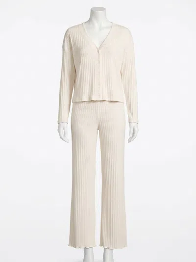 Z Supply Smocked Lounge Pants In Cream In Neutral