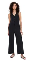 Z Supply Solace Jumpsuit Black In Black