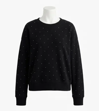 Z Supply Sparkle Embellished Sweatshirt In Black