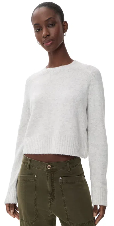 Z Supply Stand In Sweater Feather Grey In Gray