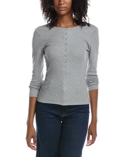 Z Supply Westmont Henley Sweater In Gray