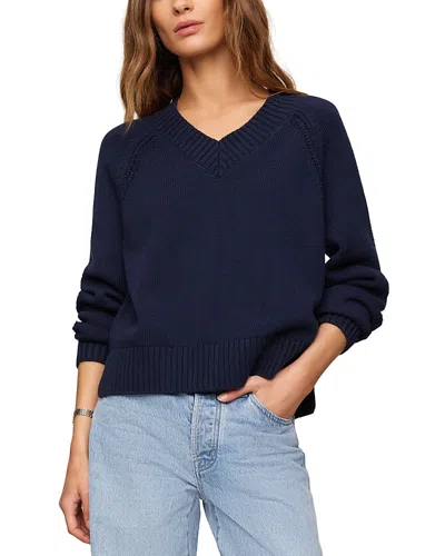 Z Supply Stratton V Neck Sweater In Black